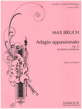ADAGIO APPASSIONATO OP.57  アダージョアパッショナート 作品57（ヴァイオリン、ピアノ）  