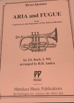 【特価品】Aria and Fugue S.992  アリアとフーガ（金管五重奏）  