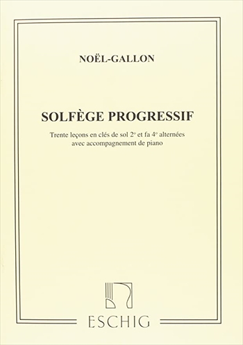 SOLFEGE PROGRESSIF AVEC PIANO  30の発展的ソルフェージュ　伴奏付  