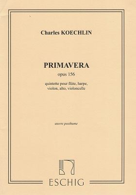 【特価品】PRIMAVERA OP.156  春　（フルート、ハープ、ヴァイオリン、ヴィオラ、チェロ）  