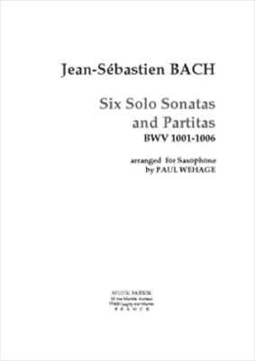 6 SOLO SONATAS & PARTITAS　BWV1001-1006  6つの無伴奏ソナタとパルティータ　  