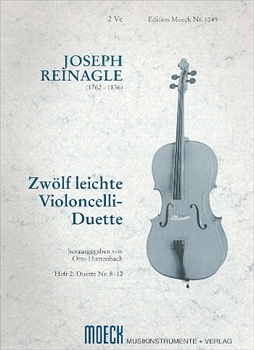 12 LEICHTE Op.2 HEFT 2  12の易しいチェロ二重奏曲 作品2 第2巻[第8番～第12番]  