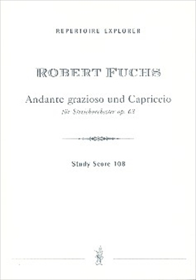 【特価品】Andante grazioso und Capriccio op.63  アンダンテ・グラツィオーゾとカプリッチョ（小型スコア）  