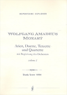 【特価品】Arien, Duette, Terzette und Quartette mit Begleitung des Orchesters 2  オーケストラ伴奏付きのアリア、二重唱、三重唱、四重唱 第2巻（大型スコア）  