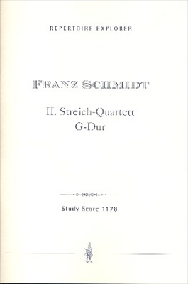 【特価品】String Quartet No.2 in G major  弦楽四重奏曲第2番 ト長調（小型スコア）  