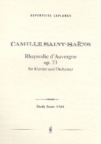 Rhapsodie d'Auvergne op.73  オーヴェルニュ狂詩曲（大型スコア）  