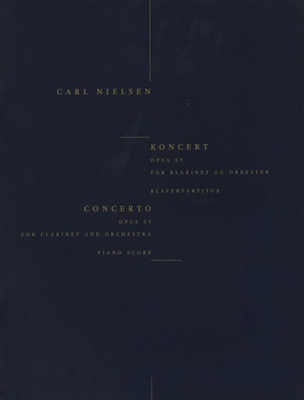 CLARINET CONCERTO OP.57  クラリネット協奏曲 作品57（クラリネット、ピアノ）  