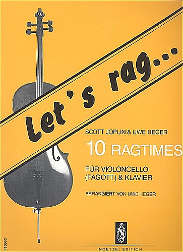 【特価品】LET'S RAG(10 RAGTIMES)&nbsp;&nbsp;10のラグタイム集（チェロまたはバスーン、ピアノ）&nbsp;&nbsp;