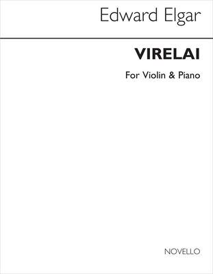 Virelai OP.4-3  ヴィレライ　（ヴァイオリン、ピアノ）  