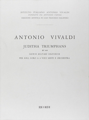 【特価品】JUDITHA TRIUMPHANS RV644  勝利のユディータ（大型スコア）  