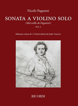 SONATA M.S.6(MERVEILLE DE PAGANINI)  無伴奏ヴァイオリンソナタ　ハ長調（パガニーニの驚異）（ヴァイオリンソロ）  