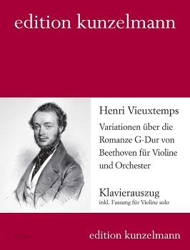 VARIATIONEN UBER DIE ROMANZE G VON BEETHOVEN  ベートーヴェンのロマンス　ト長調の主題による変奏曲（ヴァイオリンとピアノ）  