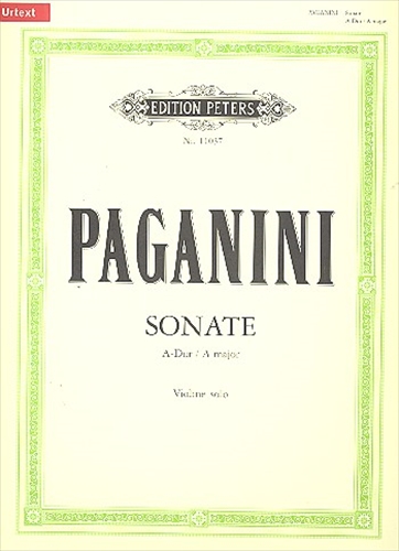 SONATE A  ソナタ　イ長調（ヴァイオリンソロ）  