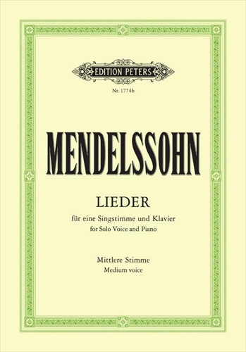 SAMTLICHE LIEDER(MEDIUM)  歌曲全集（中声用）（声、ピアノ）  