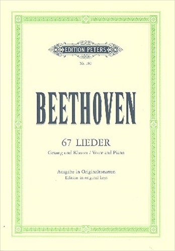 67 LIEDER(ORIGINAL KEY)  67の歌曲集（原調版）  