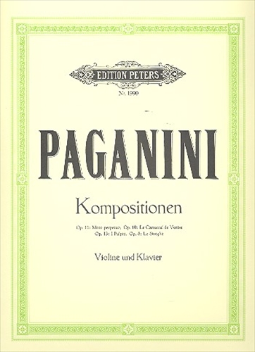 KOMPOSITIONEN  ヴァイオリン作品集（作品8,10,11,13)（ヴァイオリン、ピアノ）  