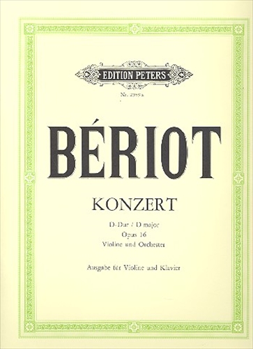 VIOLINKONZERT NR.1 D OP.16  ヴァイオリン協奏曲第1番　ニ長調（ヘルマン校訂）（ヴァイオリン、ピアノ）  