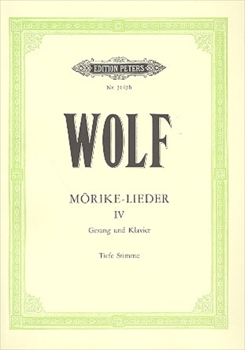 MOERIKE-LIEDER Bd.4 (LOW)