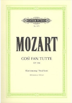 COSI FAN TUTTE(G/IT)  歌劇「コジ・ファン・トゥッテ」（ドイツ語/イタリア語）（ピアノ伴奏ヴォーカルスコア）  