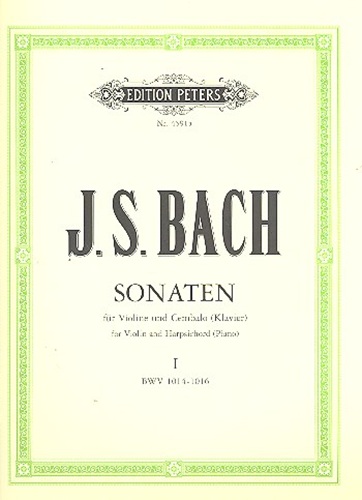6 SONATEN Bd.1(BWV1014-1016)  6つのヴァイオリンソナタ集第1巻（1～3番）（ヴァイオリン、チェンバロ）  