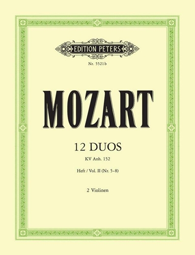 12 DUOS VOL.2(NO.5-8)&nbsp;&nbsp;12のデュオ第2巻（ヴァイオリン2本）&nbsp;&nbsp;