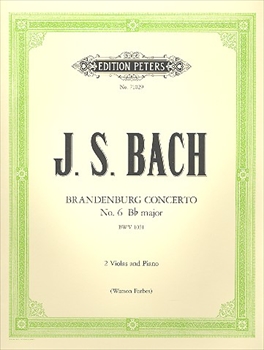 BRANDENBURG CONCERTO NO.6  ブランデンブルク協奏曲第6番　変ロ長　BWV.1051（ヴィオラ2本とピアノ）  