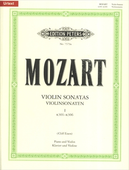 VIOLIN SONATAS VOL.1 K.301-306 (EISEN)(URTEXT)  ヴァイオリンソナタ集第1巻（アイゼン校訂　原典版）（ヴァイオリン、ピアノ）  