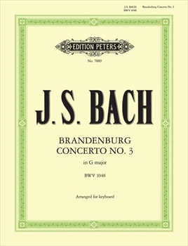 BRANDENBURGISCHES KONZERT NR.3 BWV1048  ブランデンブルク協奏曲第3番（ピアノソロ用編曲版）  