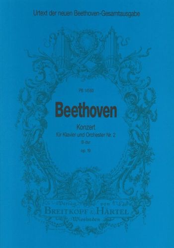 KLAVIERKONZERT NR.2 OP.19  ピアノ協奏曲第2番　変ロ長調　　（ヘンレ社新ベートーヴェン全集に基づく原典版）（大型スコア）  