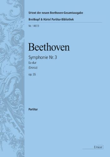SYMPHONIE NR.3 Es OP.55  交響曲第3番　変ホ長調（ヘンレ社の新ベートーヴェン全集版による実用版）（大型スコア）  