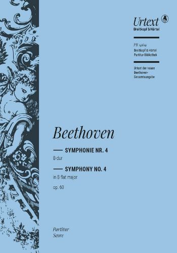 SYMPHONIE NR.4 OP.60  交響曲第4番（ヘンレ社の新ベートーヴェン全集版による実用版）（大型スコア）  