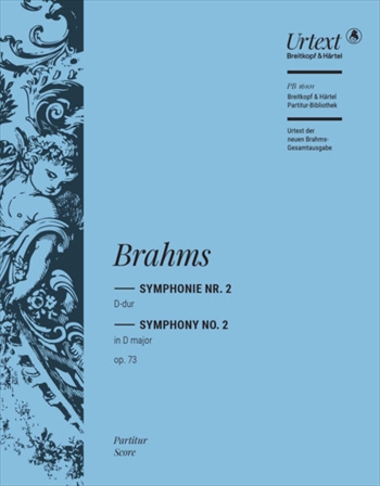 SYMPHONIE NR.2 OP.73  交響曲第2番 ニ長調 　（ヘンレ社新ブラームス全集に基づく原典版）（大型スコア）  