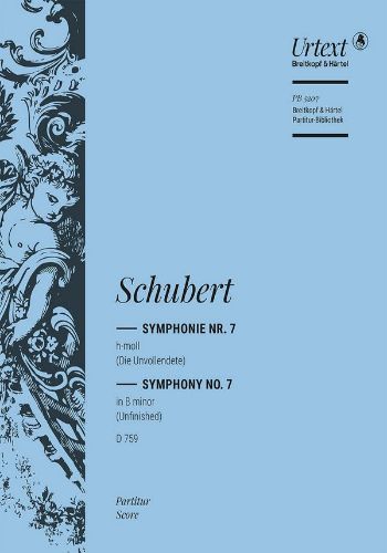 SYMPHONIE h D759(NO.7)  交響曲第7番　ロ短調「未完成」　（大型スコア）  
