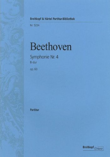 SYMPHONIE NR.4　Op.60  交響曲第4番　変ロ長調　（大型スコア）  