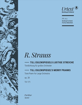 TILL EULENSPIEGELS LUSTIGE STREICHE OP.28&nbsp;&nbsp;交響詩「ティル・オイレンシュピーゲルの愉快ないたずら」（大型スコア）&nbsp;&nbsp;