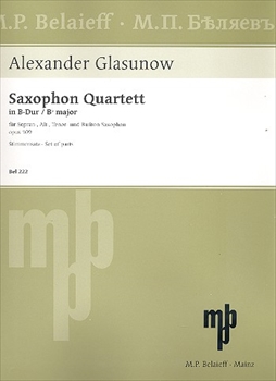 SAXOPHONQUARTETT OP.109  サクソフォン四重奏曲  