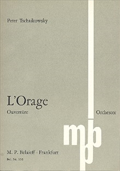 L'ORAGE OVERTURE OP.76  序曲「テンペスト」（大型スコア）  