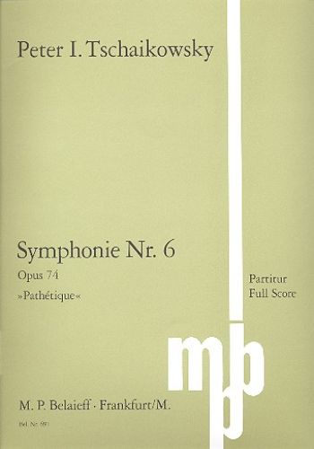 SYMPHONIE NO.6 OP.74  交響曲第6番「悲愴」（大型スコア）  