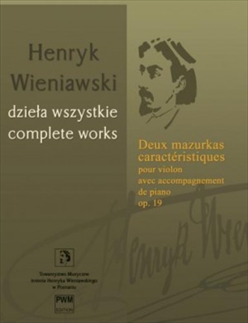 2 MAZRKAS CARACTERISTIQUES OP.19  2つの性格的なマズルカ　Op>19 批判校訂版（ヴァイオリン、ピアノ）  
