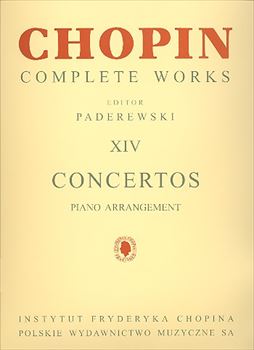 14) PIANO CONCERTOS  ショパン全集 パデレフスキ版 第14巻 ピアノ協奏曲集（直輸入版）（2台ピアノ）  