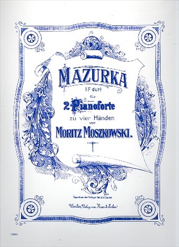 【特価品】MAZURKA F-dur  マズルカ　ヘ長調（ピアノ2台4手）  