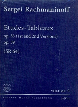 ETUDES-TABLEAU OP.33（VERSION 1+2)+OP.39  絵画的練習曲集（音の絵）（ピアノソロ）  