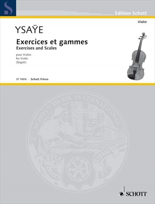 EXERCISES ET GAMMES  練習曲とアルペジョ（ヴァイオリンソロ）  
