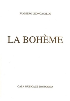 LA BOHEME  歌劇「ラ・ボエーム」（レオンカヴァッロ作）（ピアノ伴奏ヴォーカルスコア）  