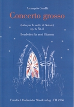 ★特価品★CONCERTO GROSSO OP.6-8  合奏協奏曲　Op.6-8　（ギター二重奏）  