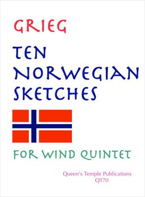 【特価品】10 NORWEGIAN SKETCHES  １０のノルウェーのスケッチ集（木管五重奏）  
