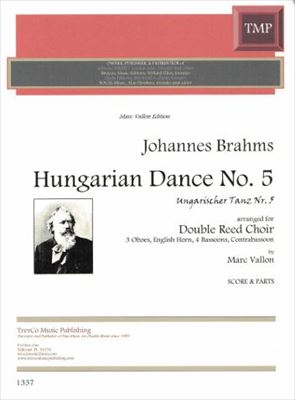 【特価品】UNGARIN DANCE NO.5  ハンガリー舞曲第５番（木管九重奏）  