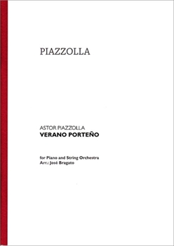 VERANO PORTENO (Piano & Strings)  《ブエノスアイレスの四季》より 「夏」（ピアノと弦楽合奏）（大型スコア）  
