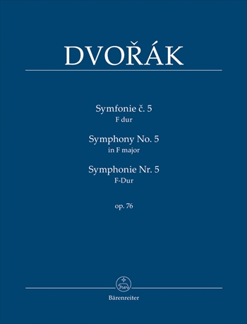 SYMPHONIE .NR.5  交響曲第5番　ヘ長調(小型スコア)  