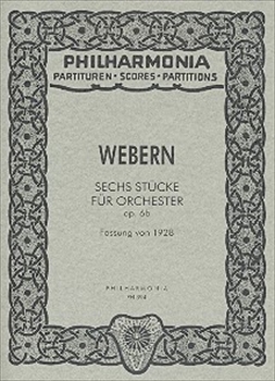 6 STUCKE OP.6b(NEUFASSUUNG 1928)  管弦楽のための6つの小品（1928年新版） 作品6b（小型スコア）  